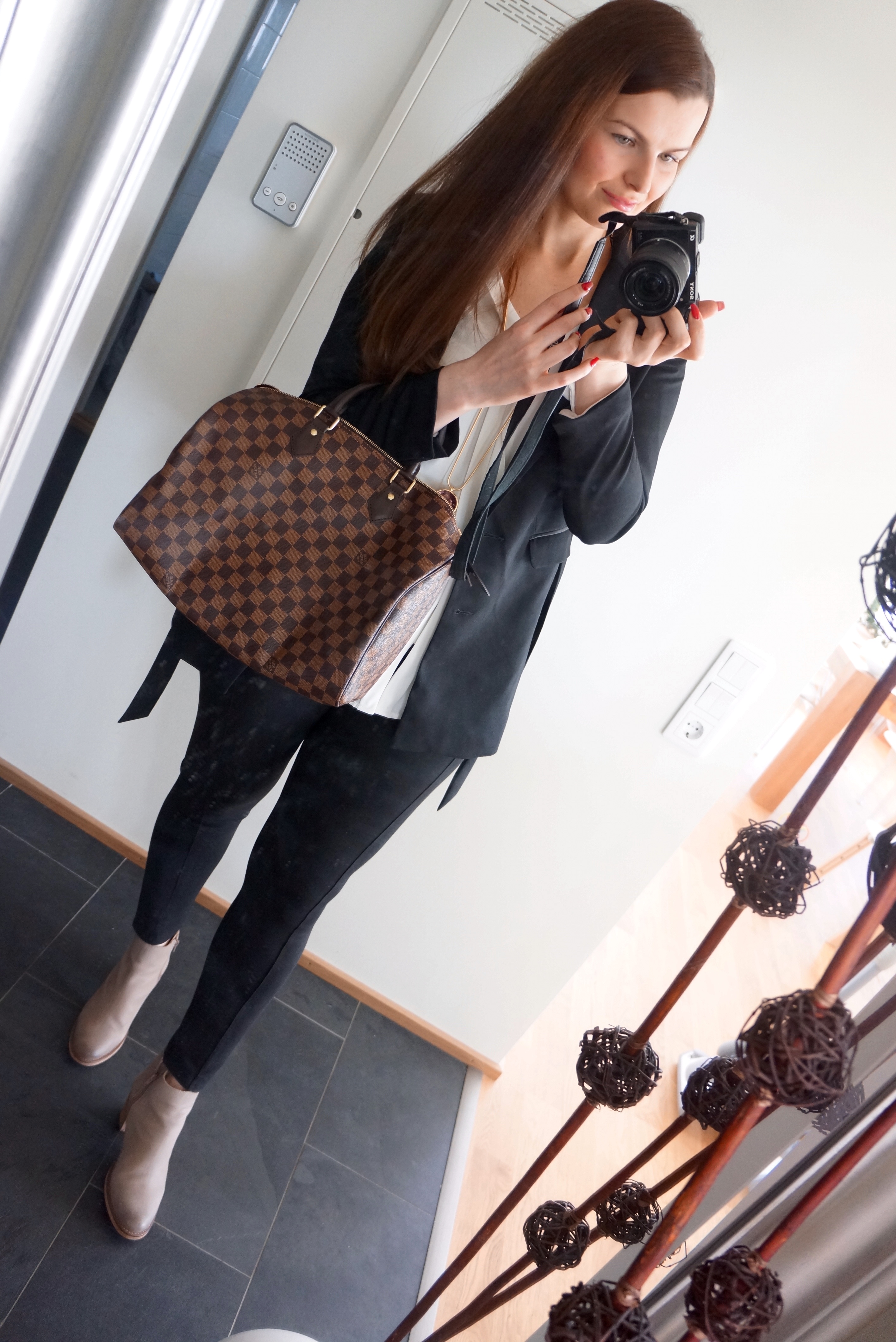 Yesterdays Outfit & Louis Vuitton Speedy 35 - Anna Matkovich - bloggare i  Malmö